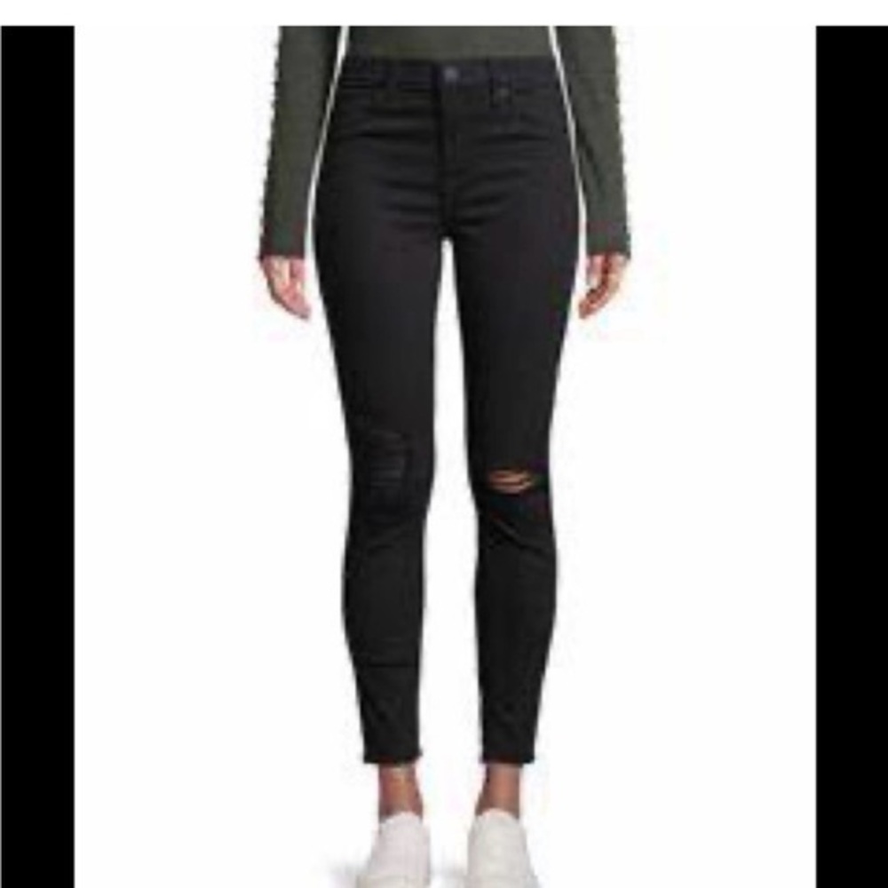 Hudson Natalie Jean Black Denim Sz 27